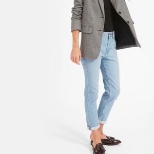Everlane Modern Boy Friend Straight Leg Jeans Light Wash Boyfriend High Rise 29